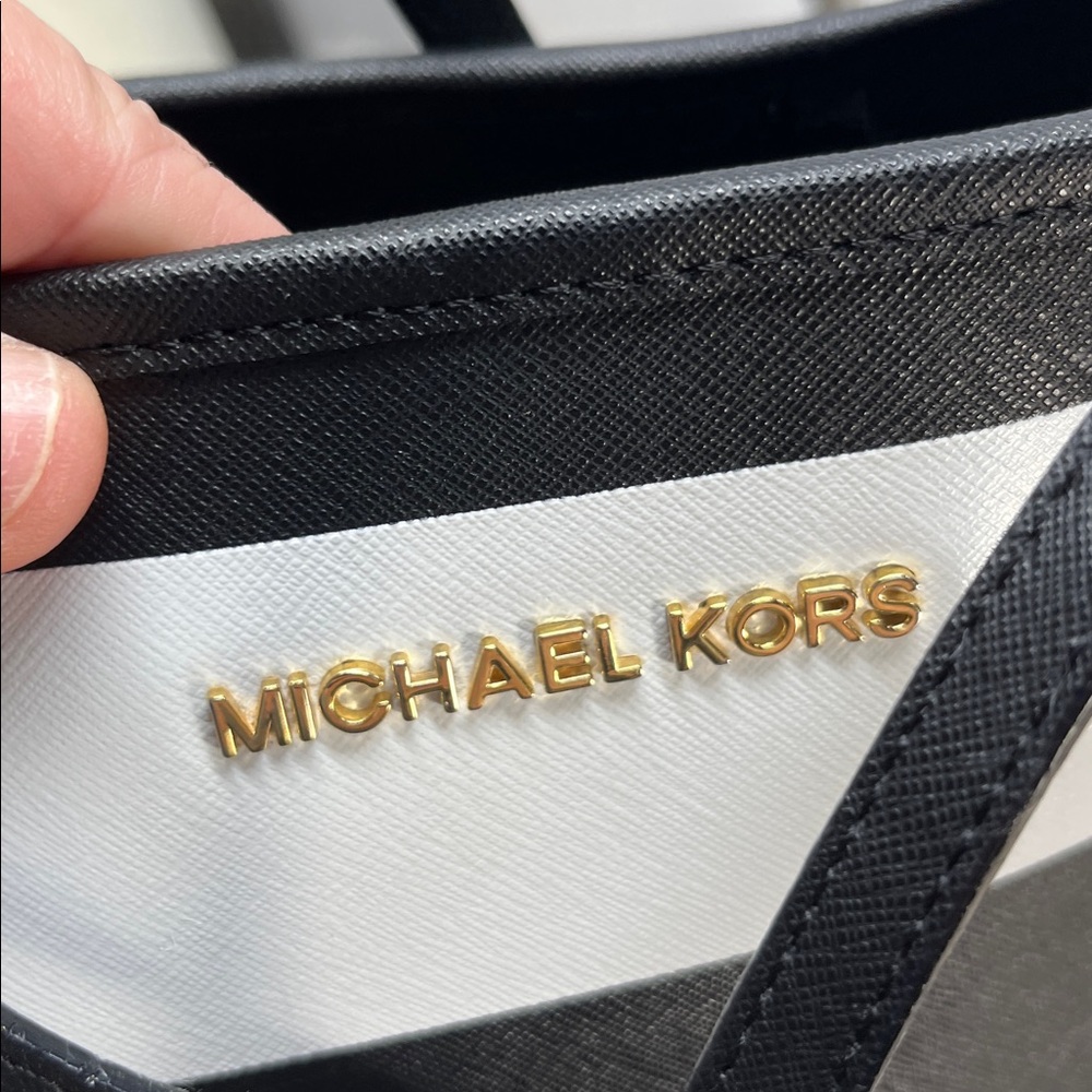 3510 Michael Kors striped tote bag and wallet set 258853510 - Picture 6 of 16
